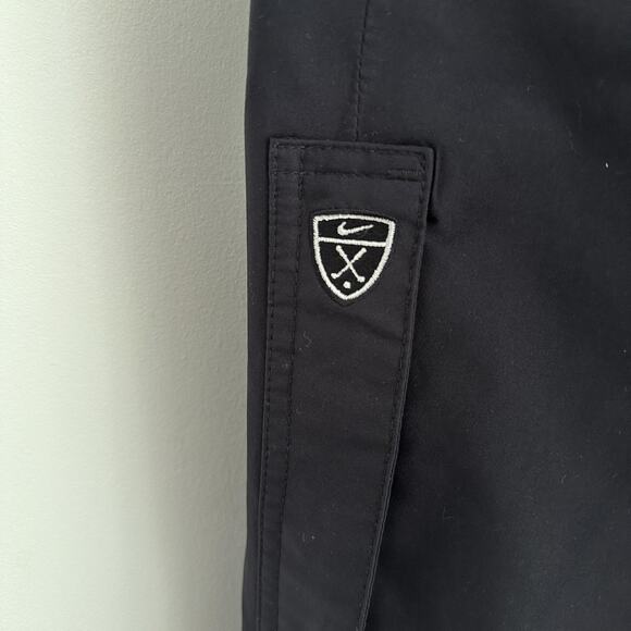 Nike Golf Pants Mens XL Black Storm FIT Rain Wind Zip Ankle Elastic Waist - Picture 3 of 10